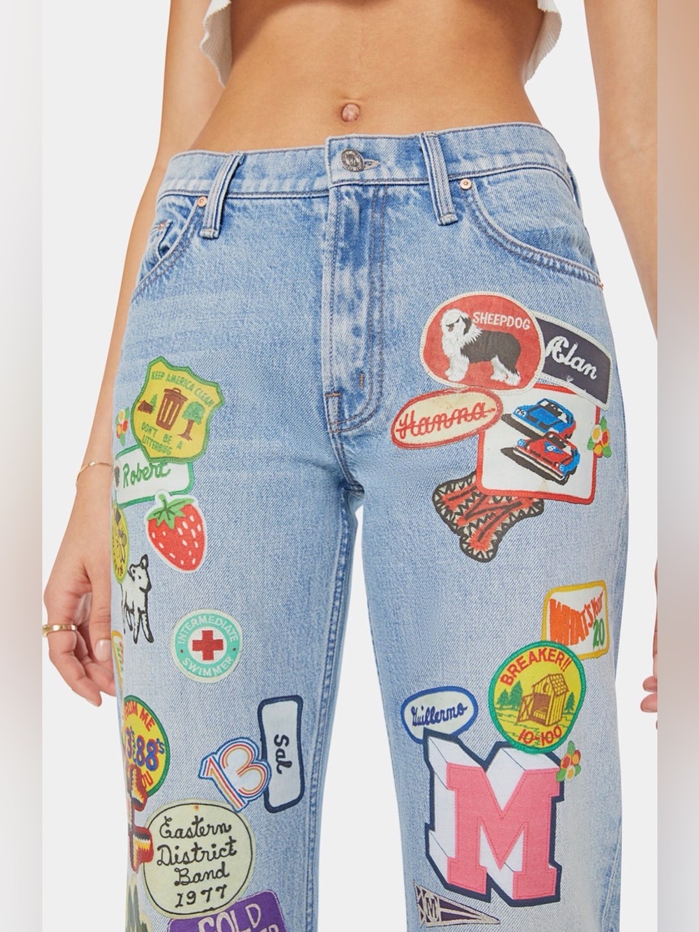 MOTHER The Bookie Sneak Jeans in Scout It Out - Picture 7 of 12